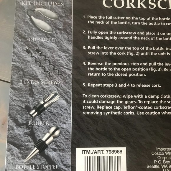 Professional Corkscrew Set - Picture 9 of 11